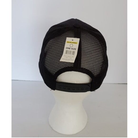 NWT Black Grinch 'Bah Hum Bug' Mesh Trucker Cap Hat Unisex Novelty Christmas - Picture 4 of 6